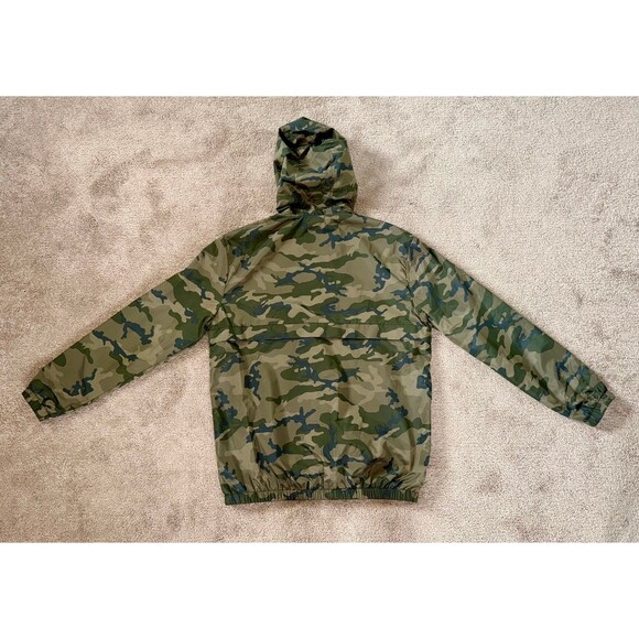 Camo Anorak Pullover – H&M Men’s Windbreaker Jacket, Size Medium - Streetwear - Picture 10 of 12